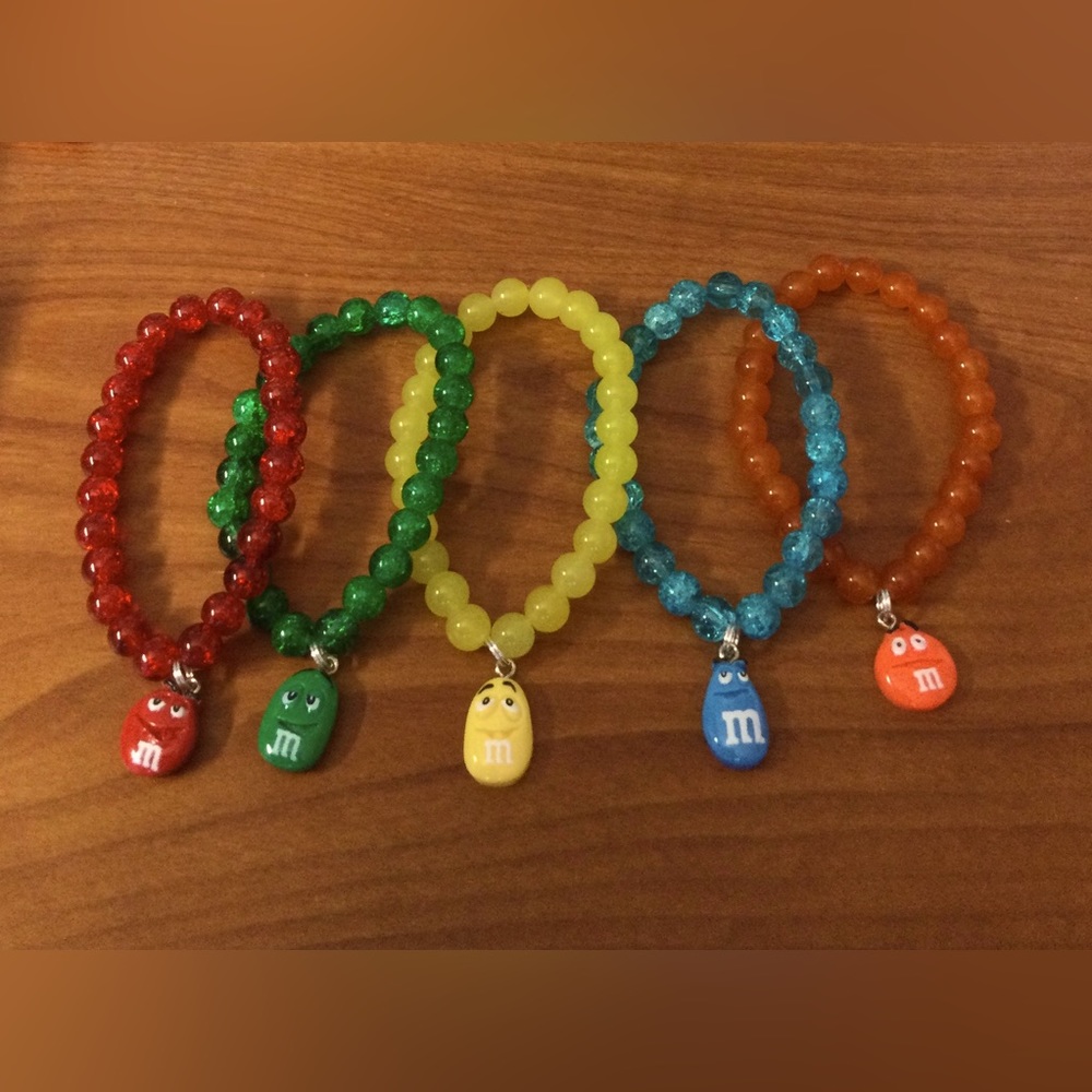M&M braclets $3 each 5/$15